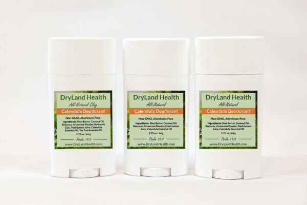 All-Natural Clay Calendula Deodorant