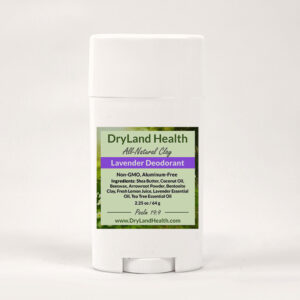 All-Natural Clay Lavender Deodorant
