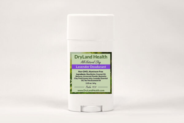 All-Natural Clay Lavender Deodorant